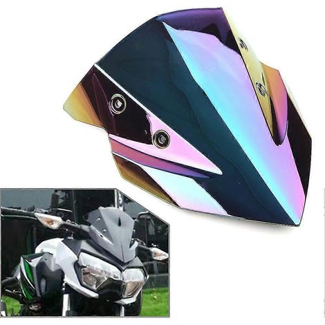 Pare-brise de moto pour Kawasaki Z400 2018-2022, en plastique ABS, couleur Deep-Iridium (1/5)