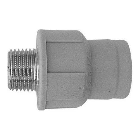 RACCORDO FILETTATO MASCHIO 1&quot x Diam. 32 Grigio