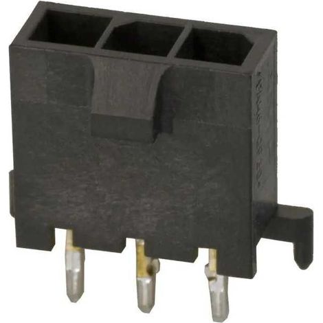 Connettore Modu MTE maschio 3 vie circuito stampato