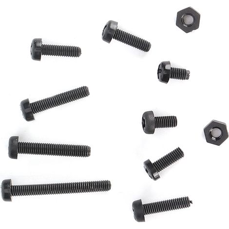 Ensemble de 160 pièces comprenant des écrous en plastique, des vis à tête Phillips en nylon, des écrous hexagonaux, des fixations et des outils M3. (1/5)
