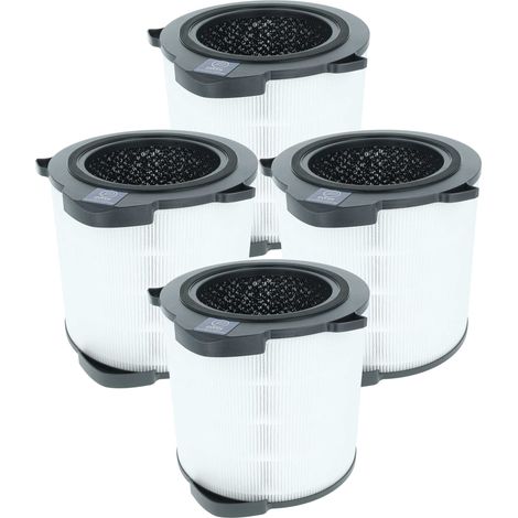 vhbw 4x filtro de aire reemplaza AEG AFDCAR4 para purificador Filtro combi HEPA (H13) + carbón activo