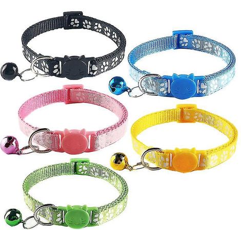 5er-Packung Katzenhalsbänder