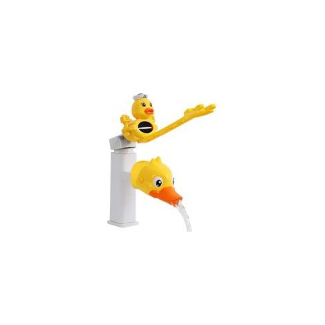 Extension Robinet pour Enfant 1 Pièces Robinet de rallonge Robinet de rallongeRallonge de Robinet Design en Forme de Canard réglable Plus Pratique pour les Tout-petits pour se Laver les Mains (1/5)