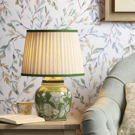 Papier peint intissé Laura Ashley Brayton leaves fresh green 1005 x 52cm (1/5)