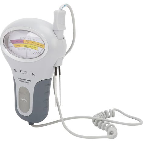 Testeur de qualité de l'eau (pH/Cl2) - Appareil de mesure du chlore portable professionnel pour piscines et spas (1/5)