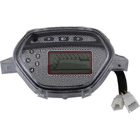 Alpha 7-Farben-LCD-Digitaltacho mit Hintergrundbeleuchtung (PnP) für Honda Wave 100 (älteres Modell)/Ex5 Klasse/Wave Alpha 110 CX CD (1/5)