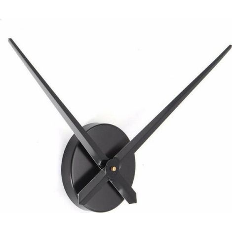 Mécanisme d'horloge murale - Noir - 12cm - Métal - Silencieux - Décoration intérieure (1/4)