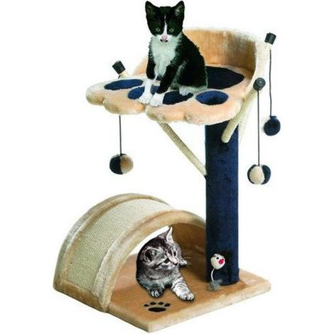 Arbre a chat viva 3, taille 36 x 36 cm hauteur 54 cm, couleur beige. - Flamingo (1/5)