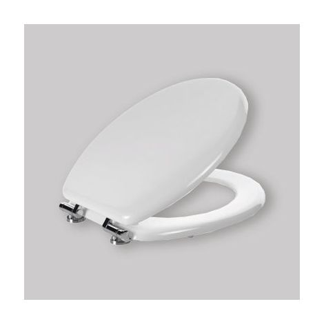 Sedile Laccato "Corniola" Universale Bianco Chiusura Rallentata (1/5)