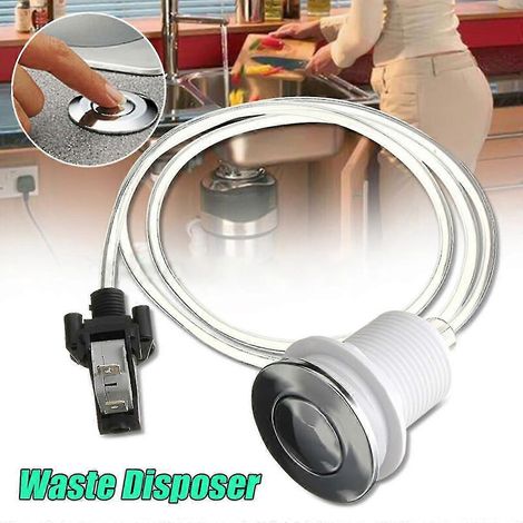 Interrupteur à bouton-poussoir marche/arrêt 16a, kit d'outils pour jets d'air, tuyau de spa pour baignoire, piscine, interrupteur de pression d'air pneumatique, bouton pour broyeur de déchets (1/3)