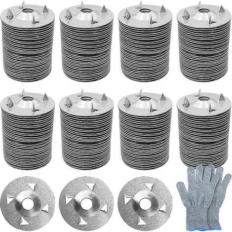 500 rondelles de fixation pour panneaux de mousse, rondelles métalliques de 1-1/8 pouce pour la fixation d'isolants (1/5)