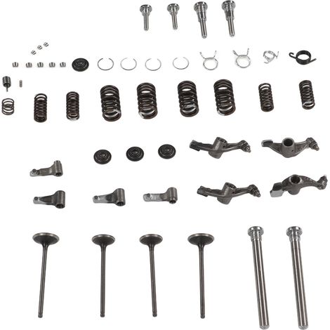 Kit di revisione della valvola di aspirazione della testata in metallo da 49 pezzi 14711 KCY 670 Accessori di ricambio per Sportrax TRX400EX ATV 1999-2008 Kit di revisione (1/5)