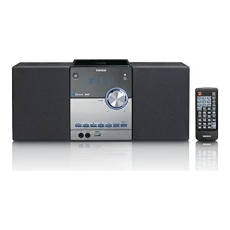 Lenco MC-150 Système stéréo portable analogique et numérique 22W noir, argent - CD Radio (analogique et numérique, Dab,Dab+,FM,PLL, 87,5-108 MHz, CD) (1/4)