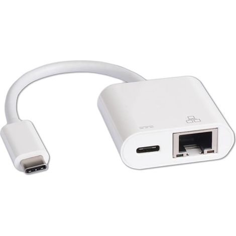 USB-C M ADAPTER TO RJ45 F DLH DY-TU4730W - Adaptateur réseau - USB-C - Gigabit Ethernet x 1 (1/2)