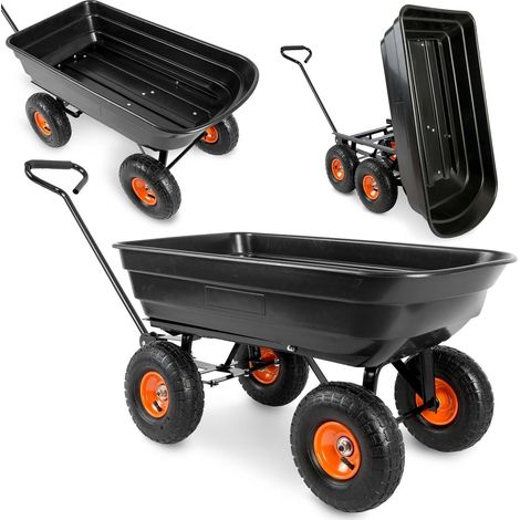 Gartenwagen mit kippfunktion 75l humberg 4872