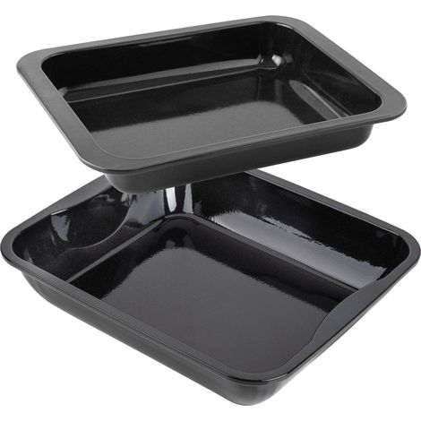 Lot de 2 plats à four rectangulaires 40 x 34 cm et 33 x 25 cm Zenker Special Cooking