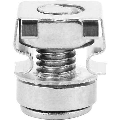 20pcs Écrou à Cage Boulons de Vis de Montage pour Armoire de Réseau Kit d'Assortiment de Vis pour Rack de Serveur M5 M6 16/20(M616) (1/5)