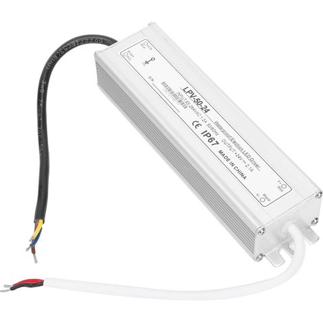 BERM Wasserdichtes Netzteil aus Aluminiumlegierung mit Schalter, Transformator und Treiber, DC24V 50W LPV‑50‑24 (1/5)
