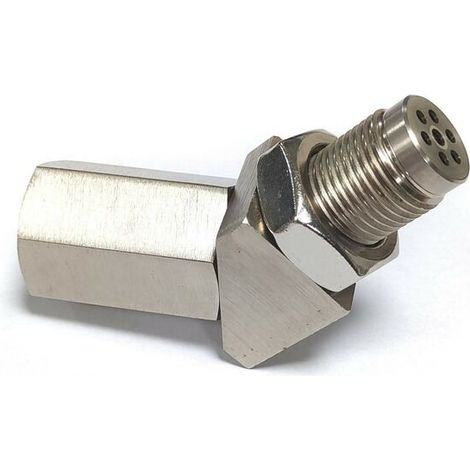 royaluxe - Accessoires de modification de voiture, connecteur d'extension d'adaptateur de connecteur de filtre de capteur d'oxygène,M18,135°,2pcs (1/3)