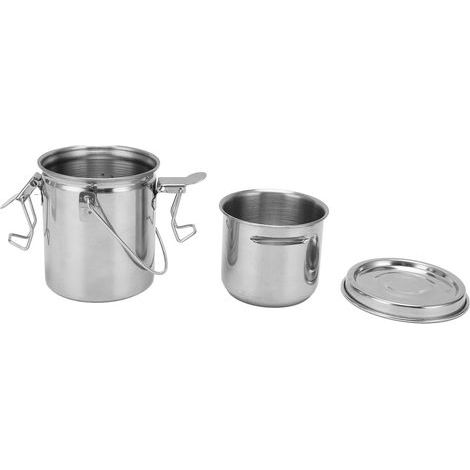 Nettoyeur de Pinceaux en Acier Inoxydable Étanche avec Manche Pratique et Filtre pour Peinture à l'Eau, Acrylique et Huile (1/5)