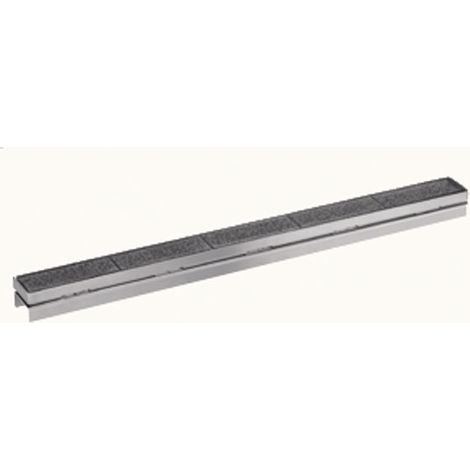 INDIVIDUELL Edelstahl-Duschrinnenabdeckung mit 1200 mm Länge
