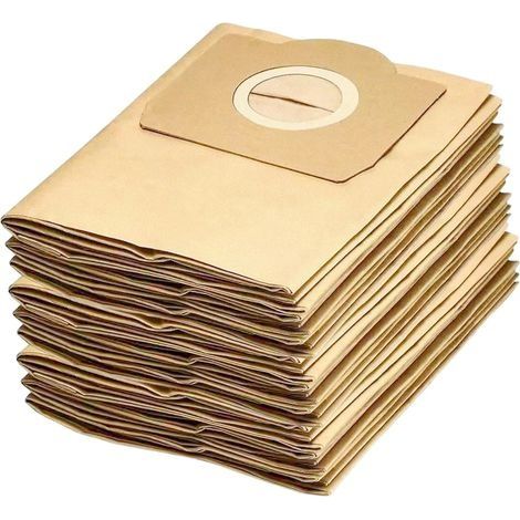 10 Sac pour Aspirateur Kärcher WD3 MV3 6.959-130.0 A 22xx Séries, A 25xx Séries, A26xx Séries, SE 4001 4002 en Papier (1/5)