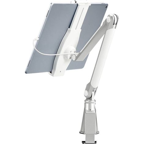 Support tablette neomounts tablet-d100silver aluminium inclinable pivotant (1/4)