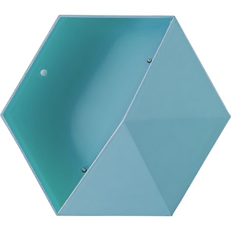 [Pot de fleur mural multifonction] [Lake Blue] [INS] [Geométrique Nordic] (1/5)