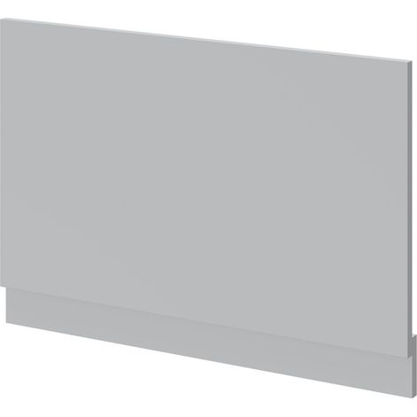 Matt Grey MDF 800mm End Bath Panel - 800mm - (1/4)