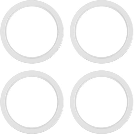 Set of 4 Recessed Ceiling Light Rings for Downlight Diameter 75 mm, Suitable for Hole Diameter 76 to 95 mm (1/5)