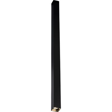 Spot bagno nero lineare 80cm GU10 IP44 Doha Shilo 8076 (1/2)