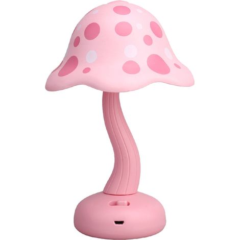 Lampe De Table - Lampe De Nuit Rechargeable Sur USB - Forme De Lotus - Pour Chambre À Coucher Bureau Dortoir - 1 Pièce (1/5)