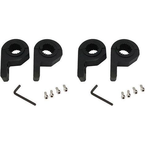 Support de fixation universel 4 pièces pour phares antibrouillard et projecteurs, pince de fixation 15-30 mm pour pare-chocs de voiture et moto