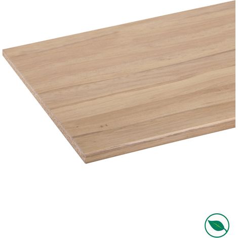 Plan de travail stratifié CPL chêne européen 2600 x 800 x 28 mm - FSC MIXTE 70% - Gamme Confort (1/3)