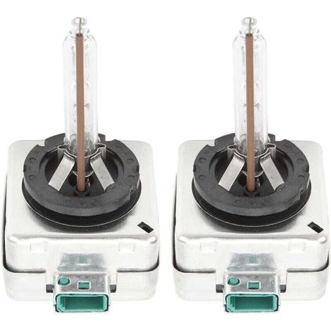 Lampadina LED per fari allo xeno, XU, lampadina per fari allo xeno HID 5000K 3200LM, lampadina di ricambio per fari auto da 35W per XenStart D3S 42403 42302 --Crezuo-Crezuo