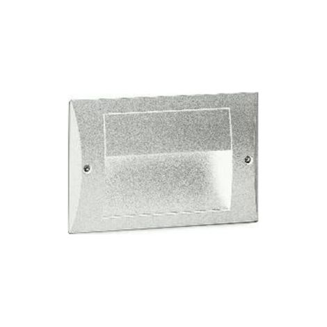 Wall recessed LARA Hor. Hood IP65 LED SMD 4W 480lm(150lm) CRI80 3000K 95º Bianco