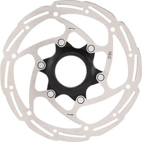 Centerlock-Scheibenbremse für Fahrräder, aus Stahl, mit Centerlock-Kappe, geeignet für Rennräder und Mountainbikes, 160 mm. (1/5)