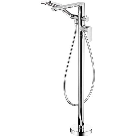 Deante Alpinia robinet de baignoire chrome minimaliste (1/3)