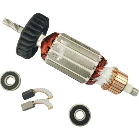 Moteur électrique à induit AC220-240V, rotor à 5 dents de remplacement pour DH24PB3 DH24PC3 360720E C2107 - Compatible avec les outils électriques, perceuses et meuleuses (1/3)