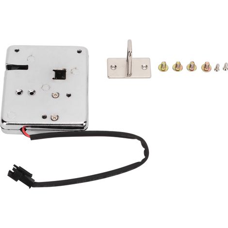 Verrou électronique métallique pour armoire DC12V, électroaimant pour tiroir, serrure de boîte aux lettres (1/5)