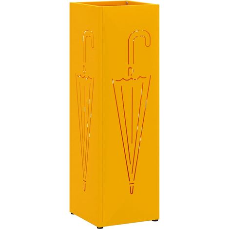 Porte-parapluie Moutarde 15,5 x 15,5 x 49 cm Métal CFW819867 (1/5)