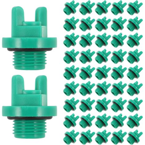 100 Pièces Bouchons Plastique Filetage Pouce Étanchéité Haute Température pour Tuyau Jardin Plomberie et Remplaçable (1/5)