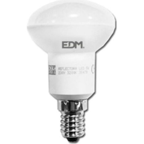 Bombilla reflectora led r50 e14 5w 400lm 3200k luz cálida ø50x86mm EDM (1/3)