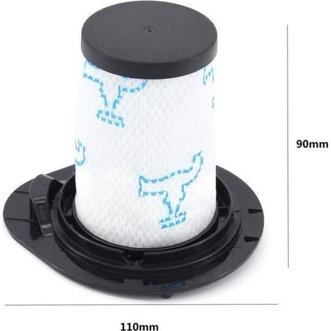Filtre Aspirateur - HEPA - Lavable - Compatible Rowenta Air Force 460 & Flex 560 - Lot de 2 (1/4)