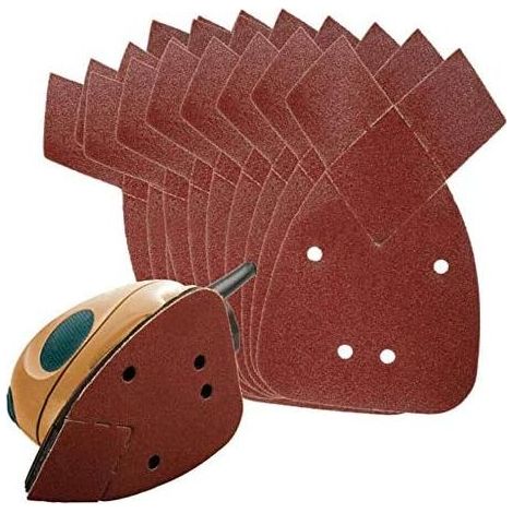 Lot de 100 disques abrasifs pour ponceuse Black & Decker – grain 60 – 170 x 140 x 95 mm (1/5)