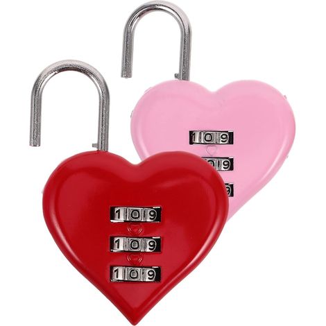 à combinaison en forme de cœur lot de 2 rouge et rose (1/5)