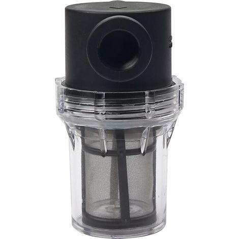 Filtre de pipeline, filtre de pompe à eau 1/2" avec tamis en acier inoxydable 80mailles, filtre en maille en ligne pour l'irrigation du jardin (1/5)