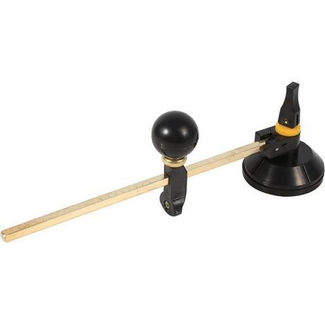Coupe-Verre Circulaire avec Ventouse Outils de Coupe, Diamant Coupe Diamètre du Cercle 400 mm pour Amateurs Coupeurs de Verre Professionnels (1/4)