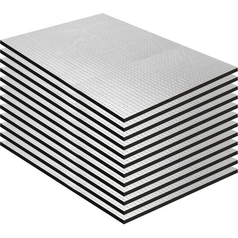12 Pièces Tapis Isolation Thermique Acoustique Voitures,40x25cm Coussin D'isolation Acoustique Autocollant, Isolation phonique et Isolation Thermique, Convient au Toit Ouvrant du Moteur de (1/5)