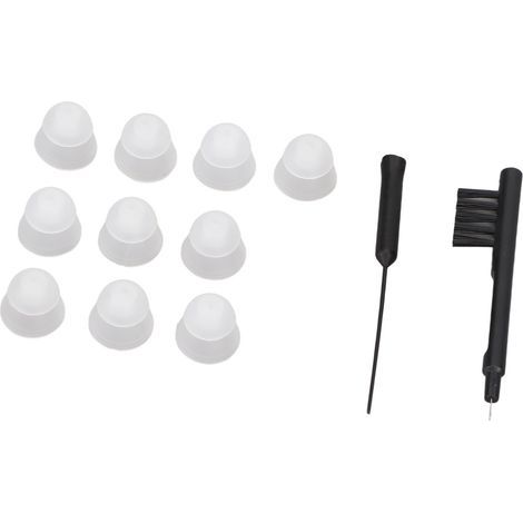 Ensemble de Dômes en Silicone pour Aides Auditives avec Kit de Nettoyage et Ventilation (1/5)